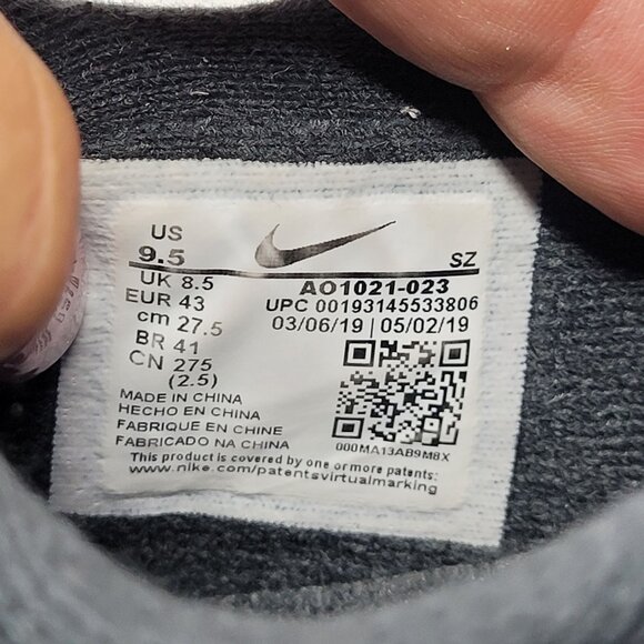 Y2K Nike Air Max 1 SE Windbreaker Sneakers Sz 9.5 Multi-Color Streetwear Kidcore - Picture 4 of 14